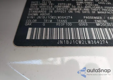 2020 Nissan Rogue Sport S Awd Xtronic Cvt from USA, damaged, VIN JN1BJ1CW2LW364274